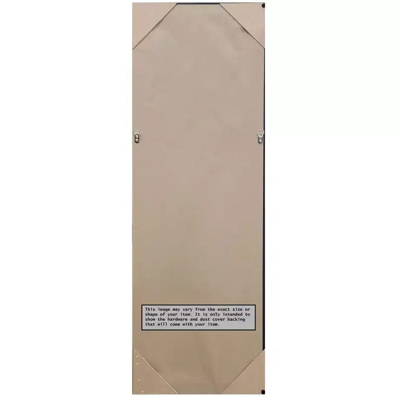 Specchio da porta a figura intera bianco senza smusso 20" x 54" - Amanti Art: facile montaggio a porta/parete, cornice in polistirene