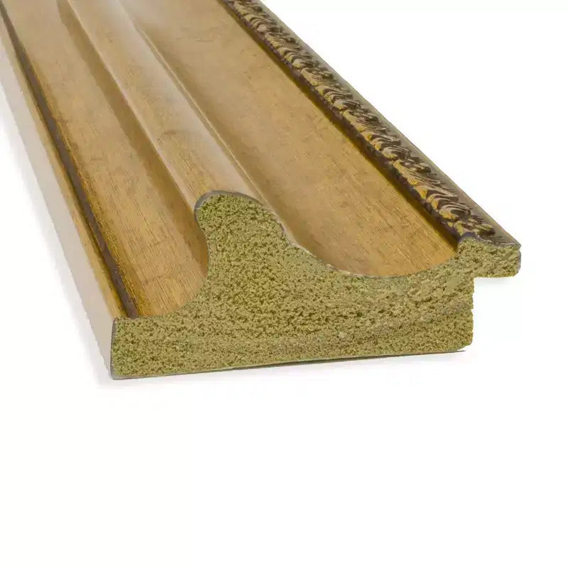 Specchio da Parete Amanti Art 32"x32" in Oro per Salotto, Senza Smussatura: Moderno con Cornice Quadrata, Include Ferramenta per il Montaggio