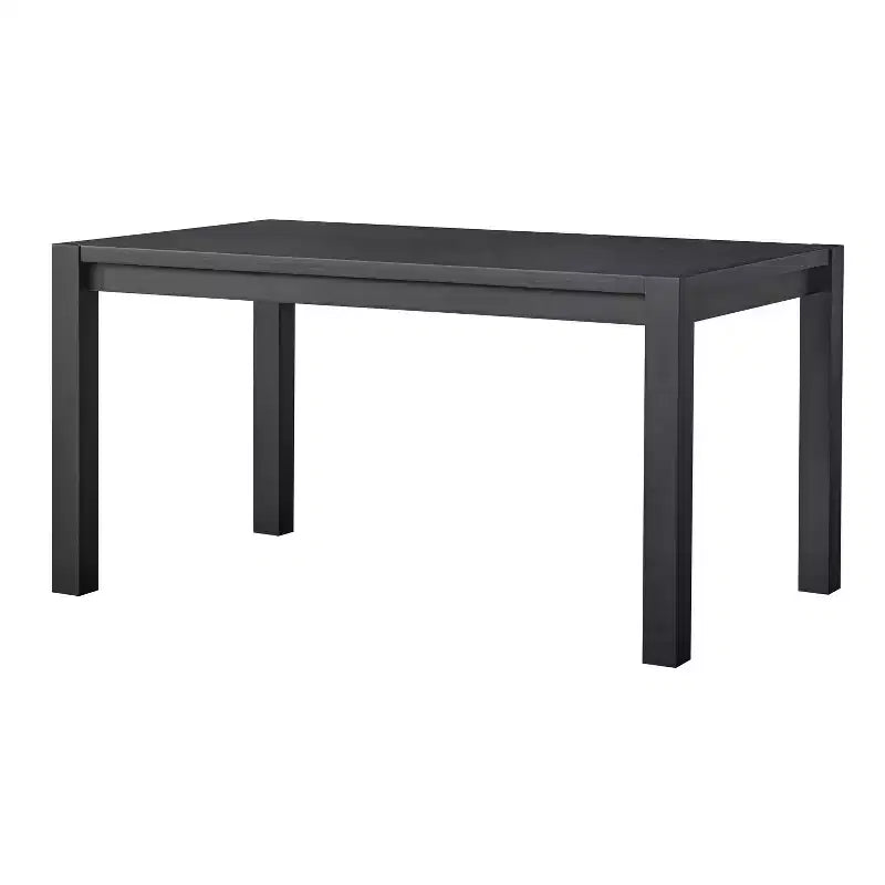 Buylateral Verdon Modern Farmhouse Rectangular Dining Table Black