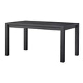 Buylateral Verdon Modern Farmhouse Rectangular Dining Table Black
