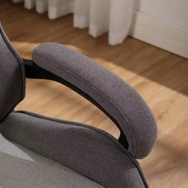 Sedia da gioco girevole grigia - Room Essentials™: sedia da scrivania imbottita, regolabile, con braccioli fissi