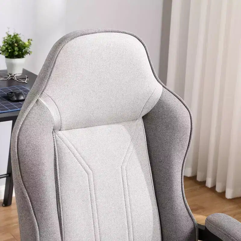 Sedia da gioco girevole grigia - Room Essentials™: sedia da scrivania imbottita, regolabile, con braccioli fissi