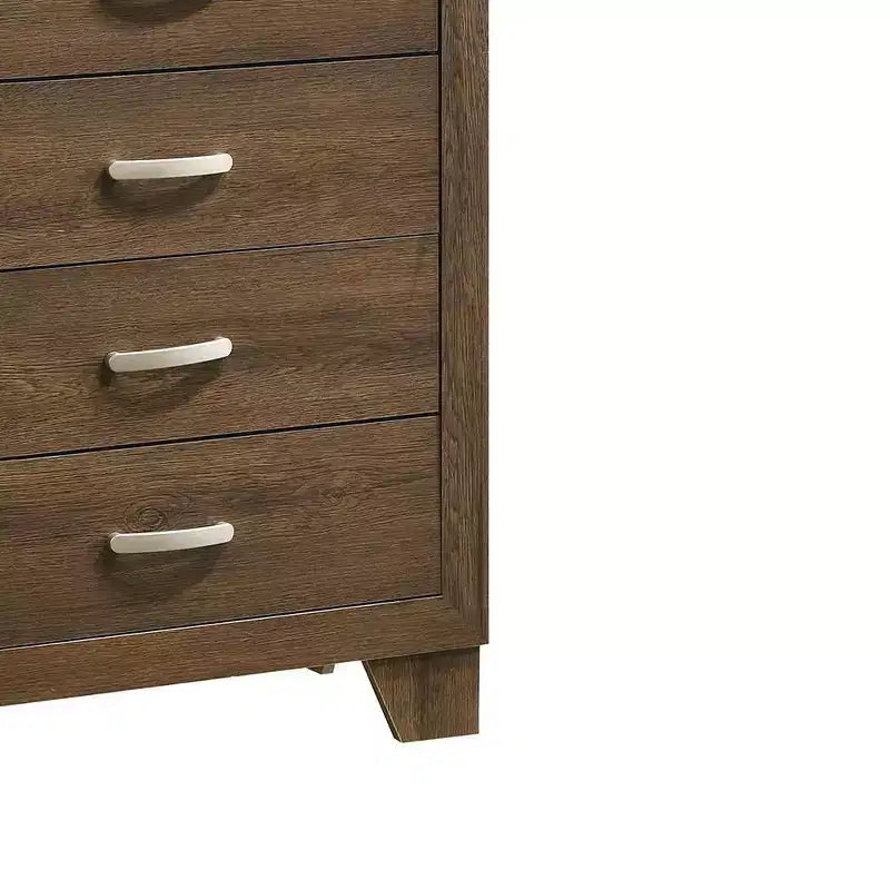 Cassettiera Miquell da 32" in rovere - Acme Furniture: Mobile contenitore a 5 cassetti in stile tradizionale, design salvaspazio