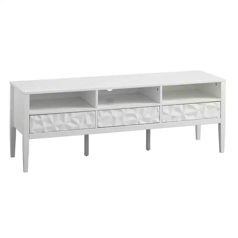 Buylateral Marquise Modern TV Stand for TVs up to 60" White