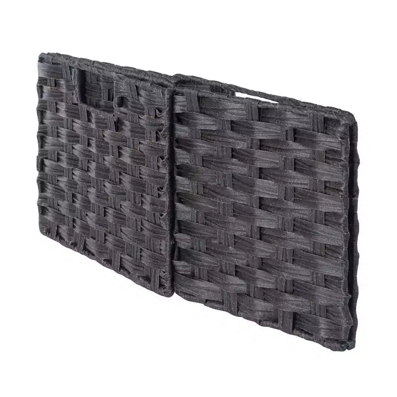 Scaffale portaoggetti Espresso 7 pezzi con cesti color cioccolato, montaggio con 1 persona