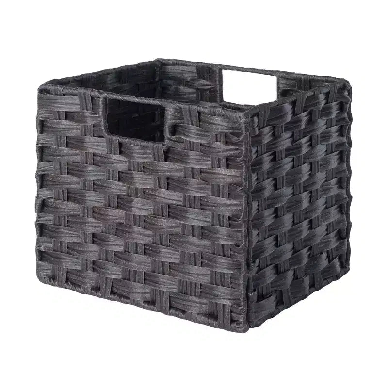 Scaffale portaoggetti Espresso 7 pezzi con cesti color cioccolato, montaggio con 1 persona