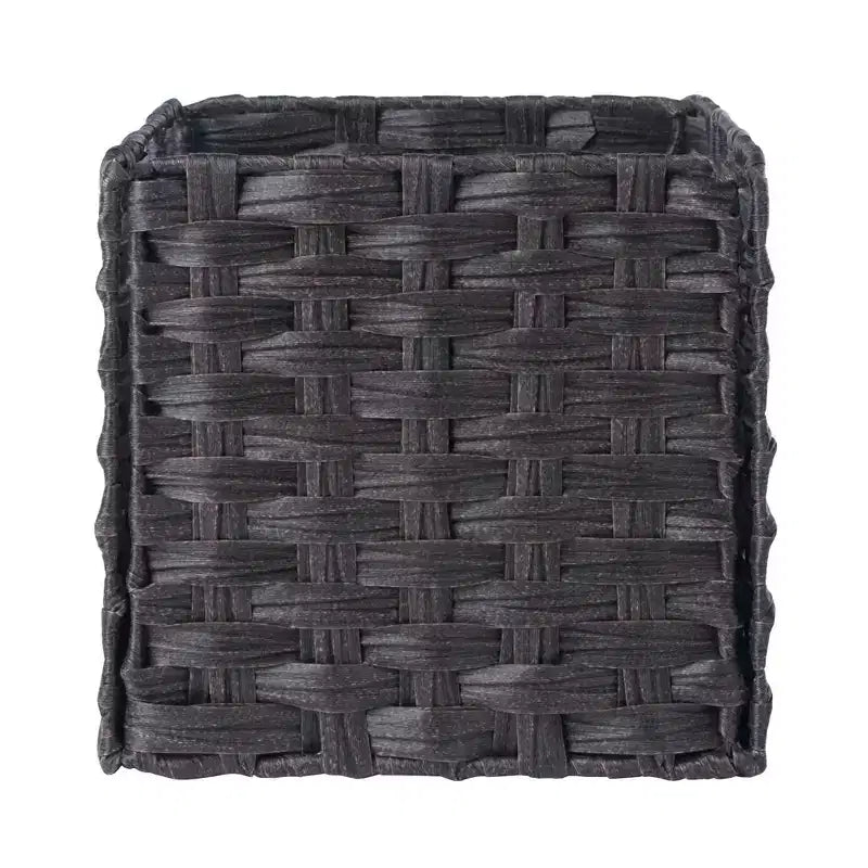 Scaffale portaoggetti Espresso 7 pezzi con cesti color cioccolato, montaggio con 1 persona