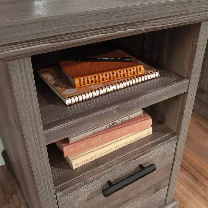 Scrivania per computer Sauder Aspen Post Pebble Pine