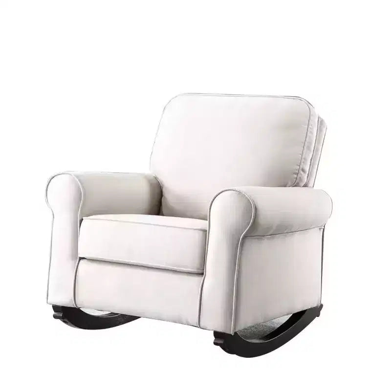 37.01" Elvin Active Sitting Chair Beige Fabric - Acme Furniture: Linen Upholstery, Metal Frame, No Tools Assembly
