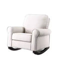 37.01" Elvin Active Sitting Chair Beige Fabric - Acme Furniture: Linen Upholstery, Metal Frame, No Tools Assembly