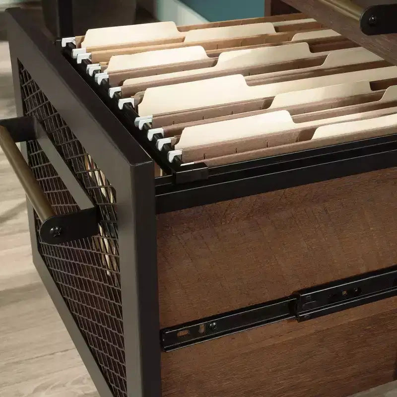 Sauder Briarbrook con mensola e cassetto Quercia Barrique