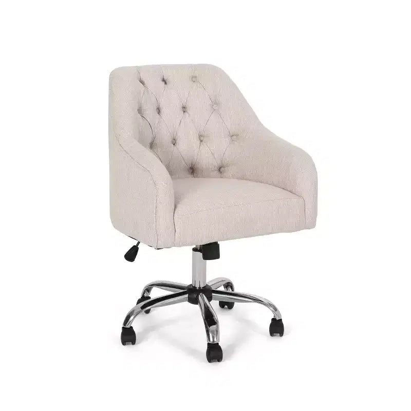 Sedia da ufficio Barbour Tufted con base girevole - Christopher Knight Home