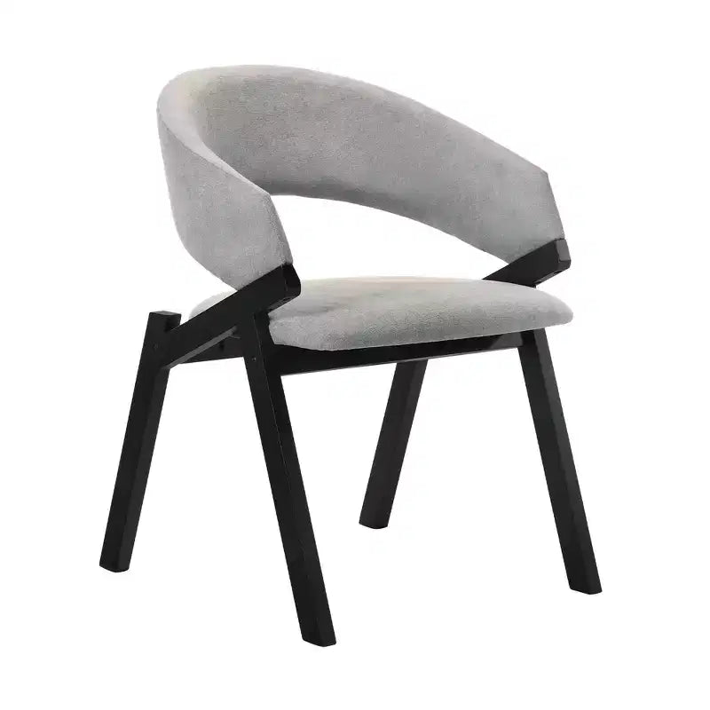 Set di 2 sedie da pranzo Talulah con impiallacciatura in tessuto - Armen Living