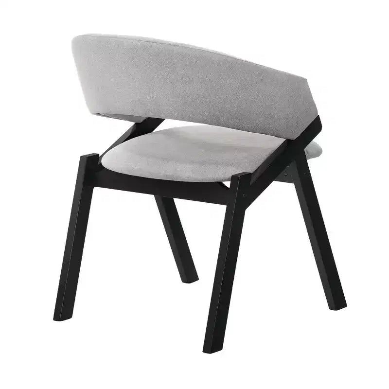 Set di 2 sedie da pranzo Talulah con impiallacciatura in tessuto - Armen Living