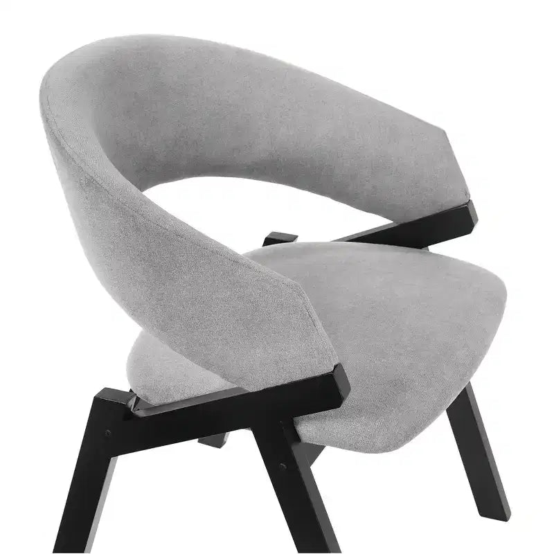 Set di 2 sedie da pranzo Talulah con impiallacciatura in tessuto - Armen Living