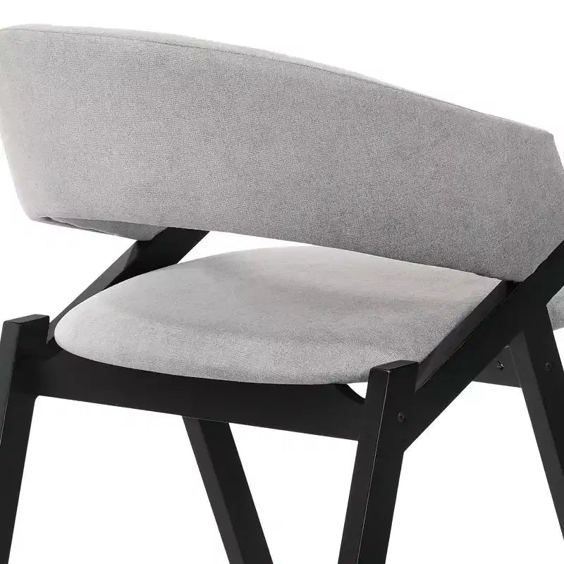 Set di 2 sedie da pranzo Talulah con impiallacciatura in tessuto - Armen Living