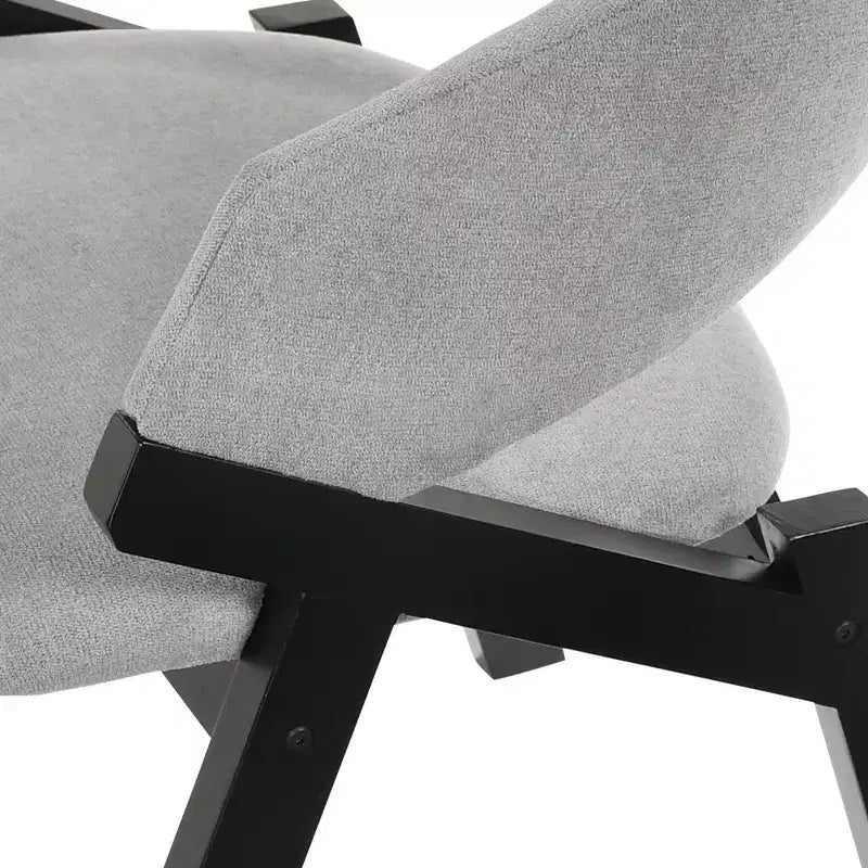 Set di 2 sedie da pranzo Talulah con impiallacciatura in tessuto - Armen Living