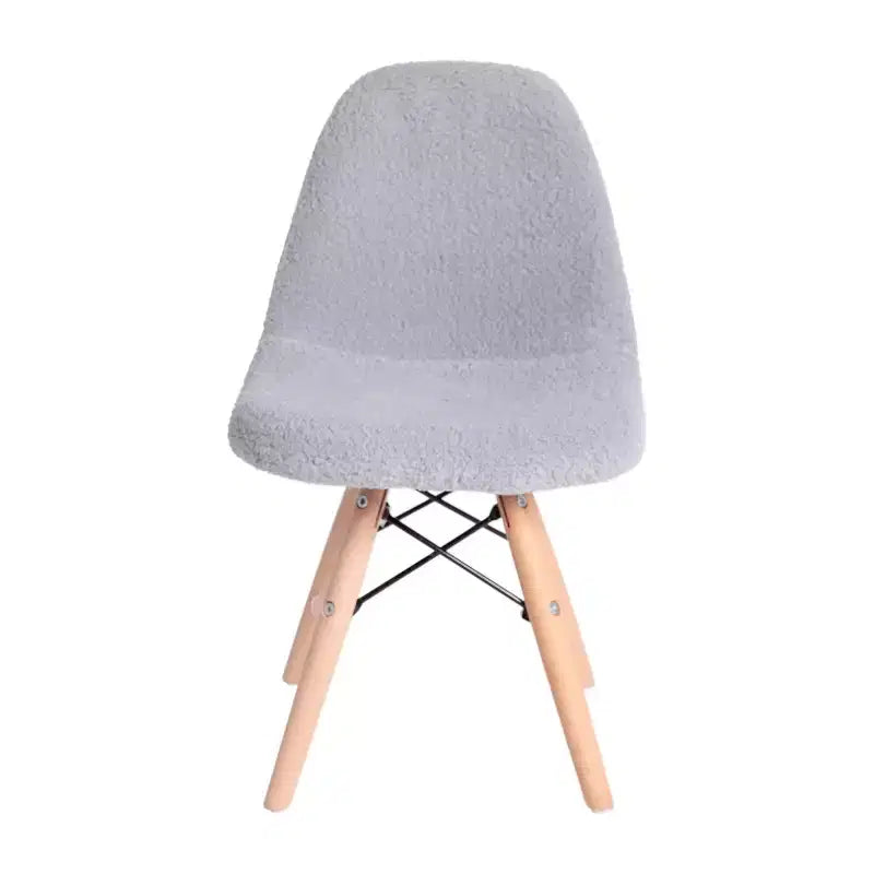 Merrick Lane Set di 2 poltrone accentate in ecopelliccia Lyon per bambini, poltrona moderna per camera da letto, ingresso e soggiorno