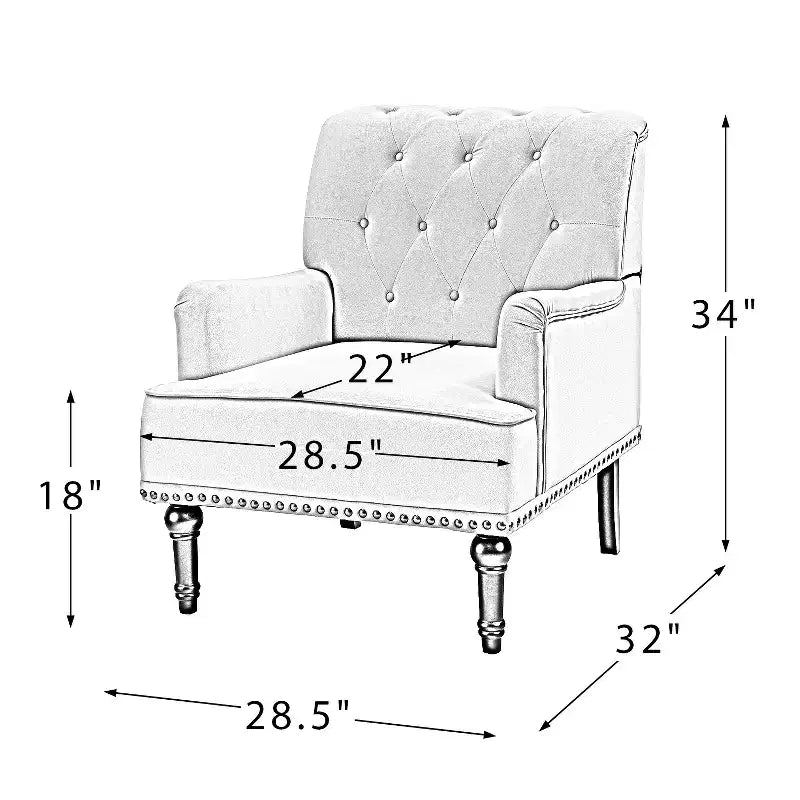 Set di 2 Poltrone Bonifacio con Borchie Decorative | Karat Home