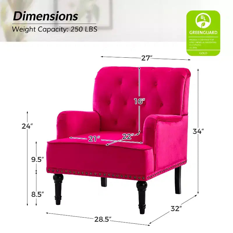 Set di 2 Poltrone Bonifacio con Borchie Decorative | Karat Home