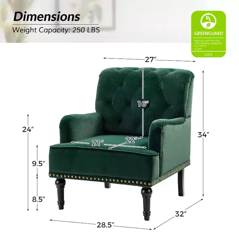 Set di 2 Poltrone Bonifacio con Borchie Decorative | Karat Home