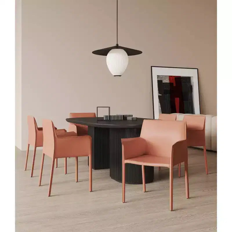 Paris Saddle Leather Armchair - Manhattan Comfort