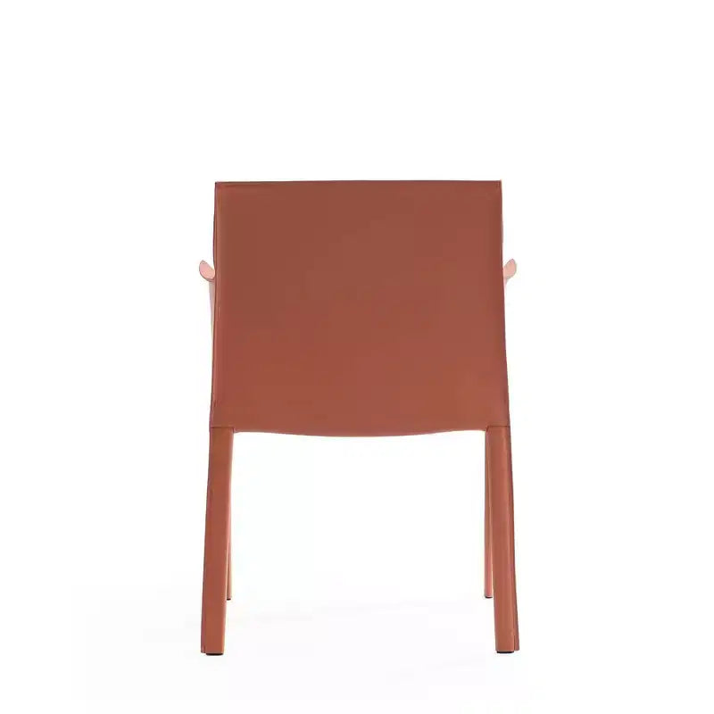 Poltrona Paris in pelle color cuoio - Manhattan Comfort