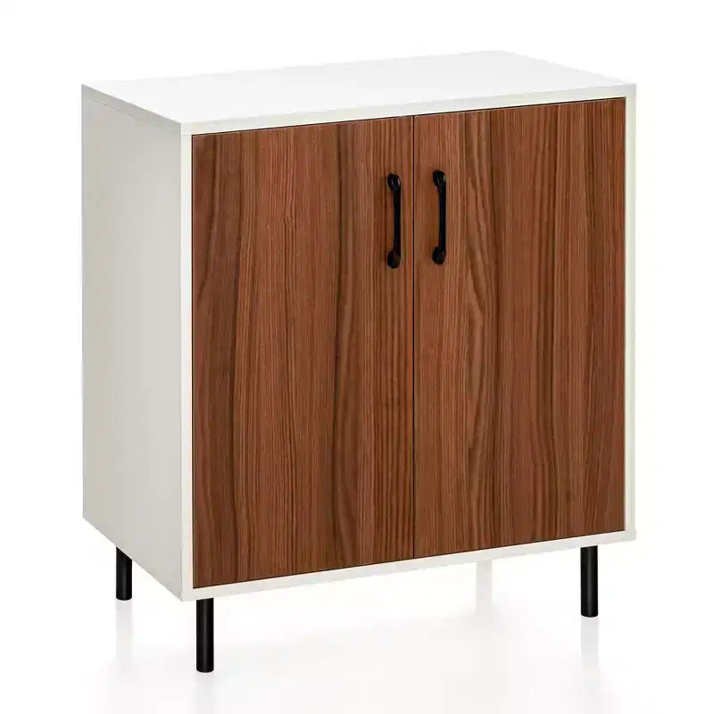 Mobile credenza buffet a 2 ante Costway con armadietto da cucina con ripiano regolabile
