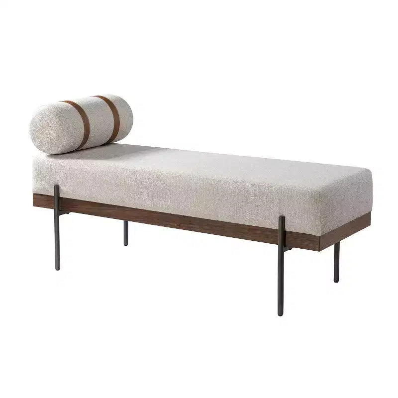 Panca da Ingresso Higinio con Cuscino Removibile| ART OF LIVING DESIGNS