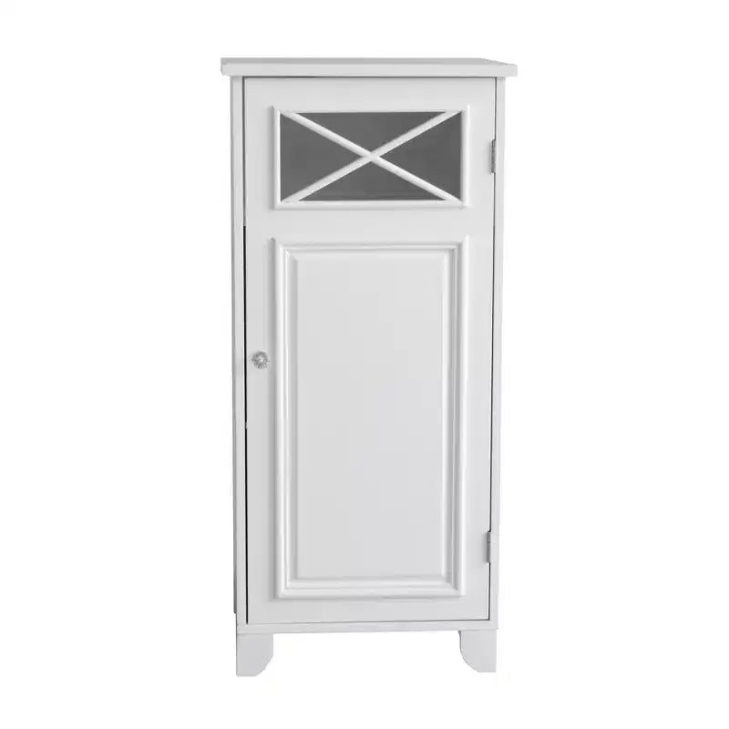 Teamson Home Dawson Freestanding Slim Floor Cabinet, White
