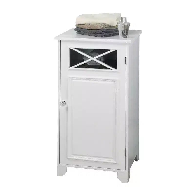 Mobile da bagno stretto da terra indipendente Teamson Home Dawson, bianco