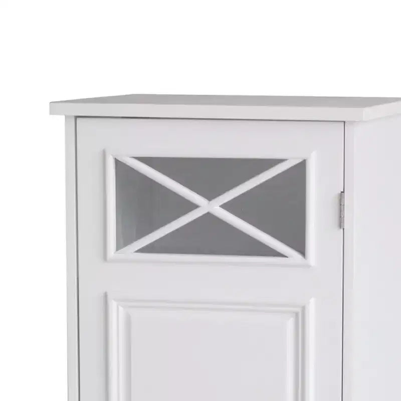 Mobile da bagno stretto da terra indipendente Teamson Home Dawson, bianco