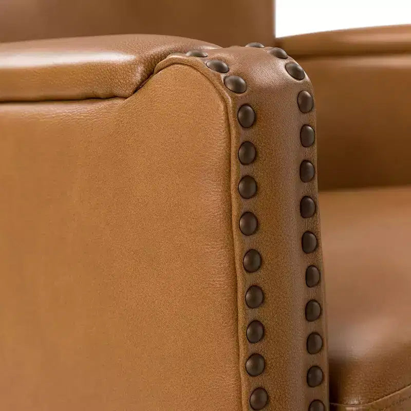 Gabino 29 Set di 2 poltrone girevoli in vera pelle | ART OF LIVING DESIGNS