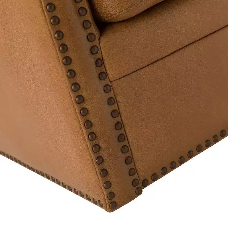 Gabino 29 Set di 2 poltrone girevoli in vera pelle | ART OF LIVING DESIGNS