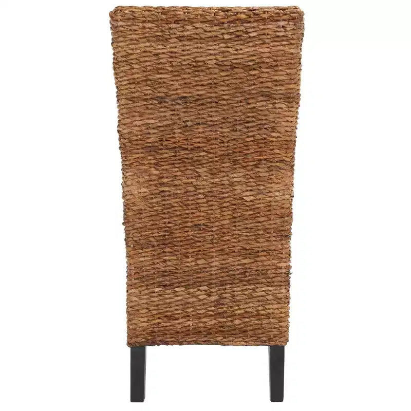 Sedia Laterale Kiska 18 H Rattan (Set di 2) - FOX1021 - Marrone Scuro - Safavieh Couture
