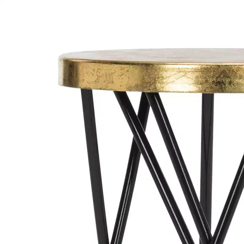 Sgabello da bar Lorna Gold Leaf - FOX3254 - Safavieh Couture