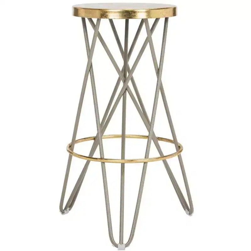 Sgabello da bar Lorna Gold Leaf - FOX3254 - Safavieh Couture