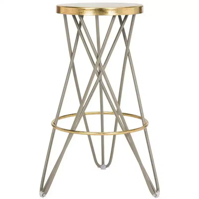 Lorna Gold Leaf Bar Stool - FOX3254 - Safavieh Couture