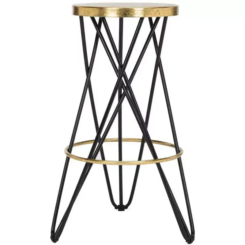 Sgabello da bar Lorna Gold Leaf - FOX3254 - Safavieh Couture