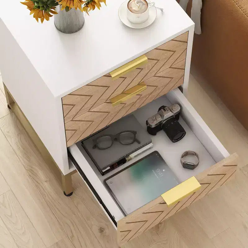 Comodini Lantine Modern 3 Cassetti Set da 2